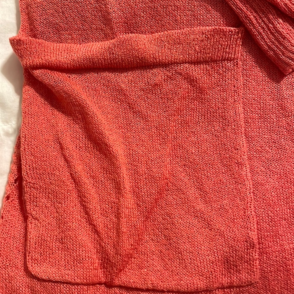 Rachel Zoe - Knit Long Sleeve Open Hoodie Sweater - Small - Picture 6 of 9